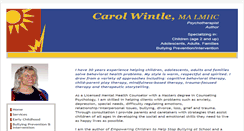 Desktop Screenshot of carolwintle.com
